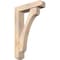 Ekena Millwork Legacy Craftsman Smooth Bracket w/ Offset Brace, Douglas Fir, 5 1/2"W x 22"D x 34"H BKT0604X22X34LEC04SDF - alternate 1